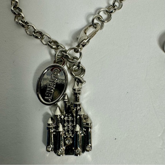 2 Disney Charm Bracelets - Charmed In The Park - Cinderella Castle Icon - Picture 3 of 5